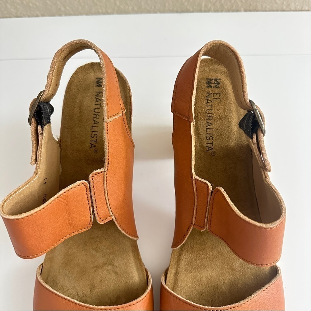 El Naturalista Women's Kuna N5020 High Heel Sandals in Tan Brown sz EU 41/US 10 - Picture 5 of 16